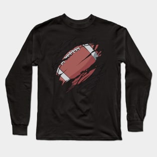 Football Inside | American Football Rushing Quarterback Yard Long Sleeve T-Shirt